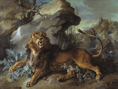 Az oroszlán és a légy, 1732 alkotó: Jean Baptiste Oudry