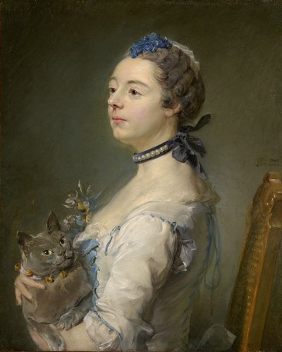Magdaleine Pinceloup de la Grange, született de Parseval alkotó: Jean Baptiste Perronneau