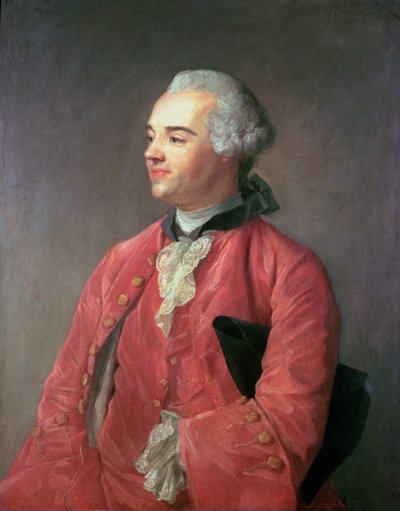 Jacques Cazotte portréja alkotó: Jean Baptiste Perronneau