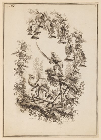 8. tábla, "Tizenkét halász és vadász lakosztálya" alkotó: Jean Baptiste Pillement