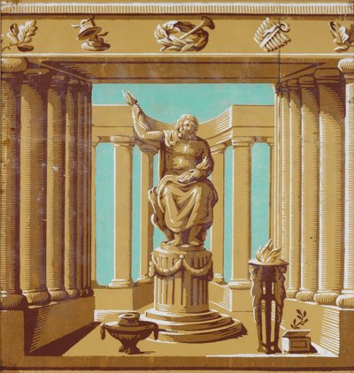 Frieze vagy Dado: La Constance, Franciaország, 178590. alkotó: Jean-Baptiste Réveillon