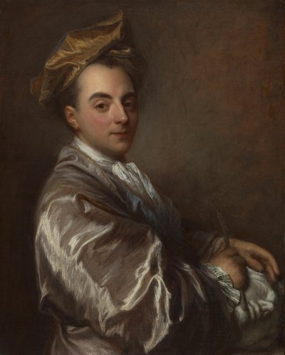 Porträt eines Bildhauers von Jean-Baptiste Santerre