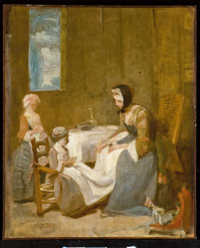 Grace, egy vázlat alkotó: Jean-Baptiste Simeon Chardin