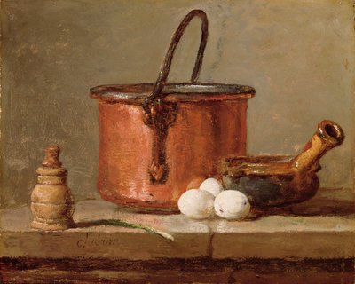 Csendélet, 1732 körül alkotó: Jean Baptiste Simeon Chardin