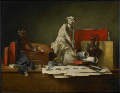 A művészetek tulajdonságai és a nekik járó jutalmak alkotó: Jean-Baptiste Simeon Chardin