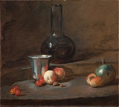 Az ezüst serleg, 1728 körül (olaj, vászon) alkotó: Jean-Baptiste Simeon Chardin