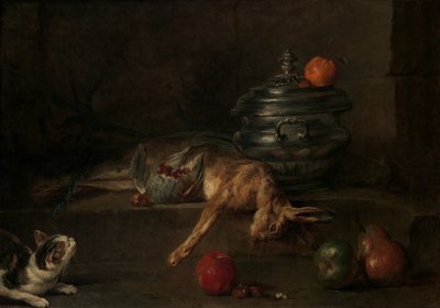 The Silver Tureen, kb. 1728-30. alkotó: Jean-Baptiste Simeon Chardin