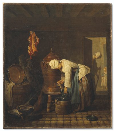 Franciául:  La fontaine
Német: Der Brunnen alkotó: Jean-Baptiste Simeon Chardin