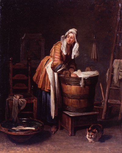 Mosónő alkotó: Jean-Baptiste Simeon Chardin