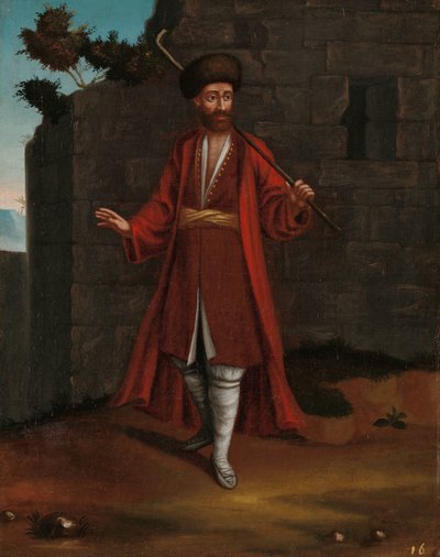 Férfi a bolgár partról alkotó: Jean Baptiste Vanmour (workshop of)