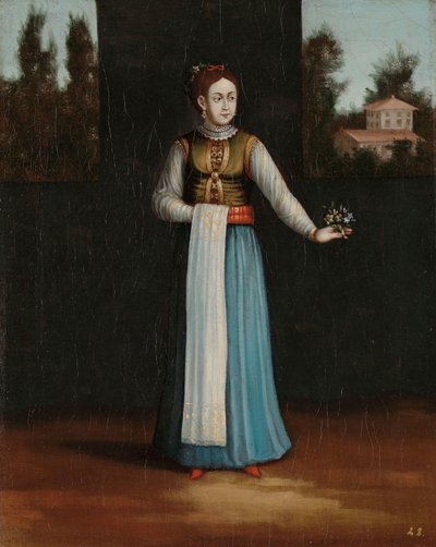Nő az albán tengerpartról alkotó: Jean Baptiste Vanmour (workshop of)