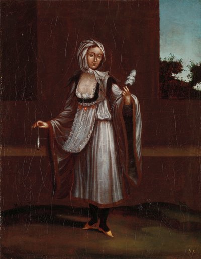 Nő Patmosz szigetéről alkotó: Jean Baptiste Vanmour (workshop of)