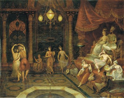 A szultán szórakoztatása alkotó: Jean Baptiste Vanmour