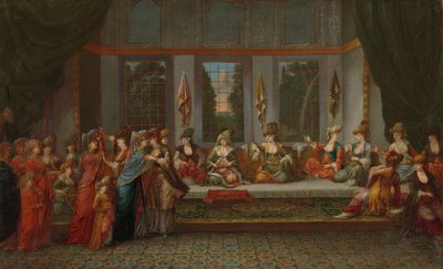 Görög esküvő, 1720-37 körül alkotó: Jean Baptiste Vanmour