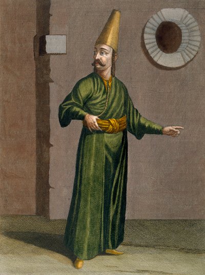 Lulufli-Baltadgi, 10. tábla Charles de Ferriol „Levante különböző nemzeteit ábrázoló száz lenyomat gyűjteményéből”, vésette: Gerard Scotin (1671-1716), 1707-08 (színes engr alkotó: Jean Baptiste Vanmour