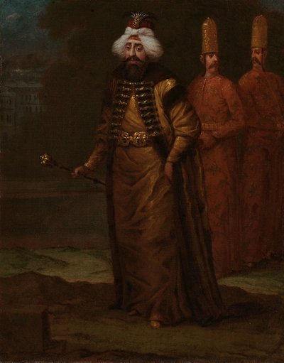 III. Ahmed szultán, 1727-30 körül alkotó: Jean Baptiste Vanmour