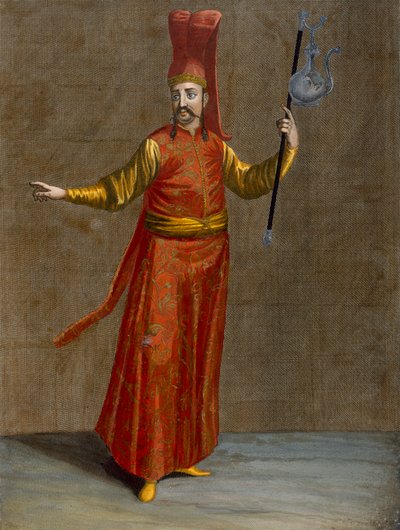 Az Ibriktar Agassi, 6. tábla Charles de Ferriol „Levante különböző nemzeteit ábrázoló száz lenyomat gyűjteményéből”, vésette Gerard Scotin (1671-1716), 1707-08 (színes en alkotó: Jean Baptiste Vanmour