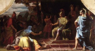 Nagy Sándor értesül arról, hogy Calanus gymnozofus felgyújtása által meghalt alkotó: Jean Baptiste de Champaigne
