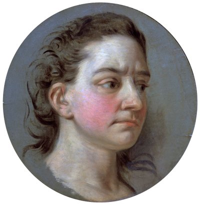 Porträt einer Frau von Jean Baptiste van Loo