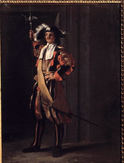 Jean Barbault (1718-1762) festménye: A Pápai Őrség Svájcja. 18. század. Besancon, Szépművészeti Múzeum alkotó: Jean Barbault