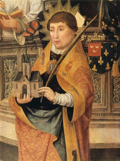 Angyali üdvözlet részlete, 1516-1517 alkotó: Jean the Elder Bellegambe
