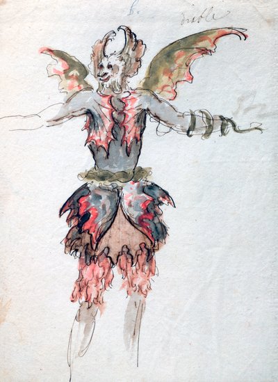„Ördög”, c1680 alkotó: Jean Berain, Jean Baptiste Lully