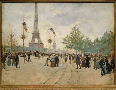 Belépés a párizsi világkiállításra ... alkotó: Jean Beraud