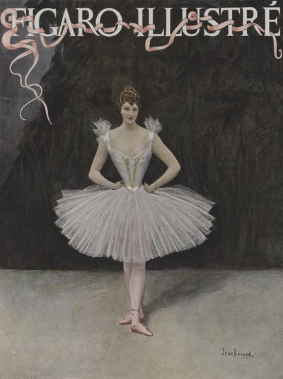 A táncos. A Le Figaro Illustre borítója, 1895. február alkotó: Jean Beraud