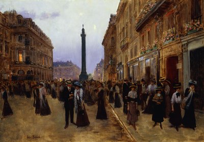 Béke utca, alkotó: Jean Beraud