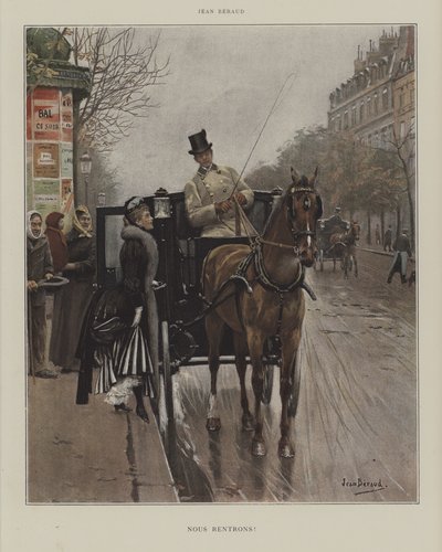 Visszamegyünk! alkotó: Jean Beraud