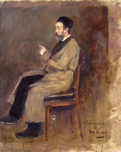 J. J. Weiss (1827-1891) portréja alkotó: Jean Beraud
