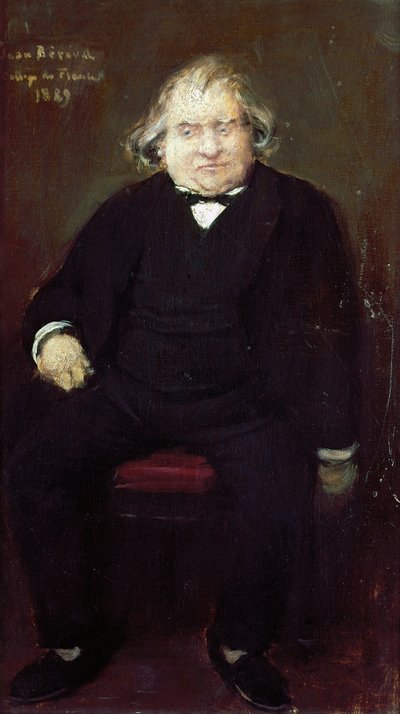 Joseph Ernest Renan (1823-1892) francia történész, filozófus, filológus és író portréja, Jean Beraud (1849-1935), festmény alkotó: Jean Beraud
