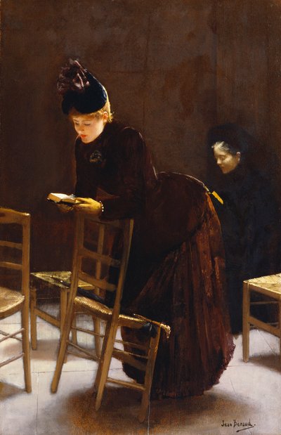 Nő az imában alkotó: Jean Beraud