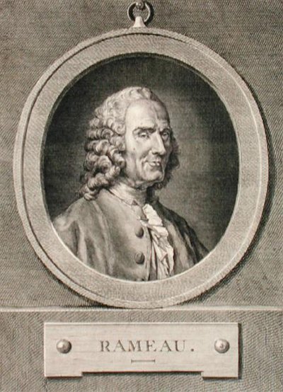 Jean Philippe Rameau (1683-1764) portréja, amelyet Benoist metszett (metszet) alkotó: Jean Bernard (after) Restout