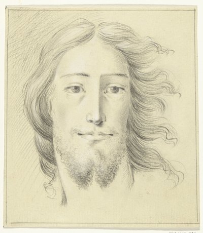 Egy ember feje (Krisztus?) alkotó: Jean Bernard