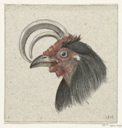 Egy kakas feje alkotó: Jean Bernard