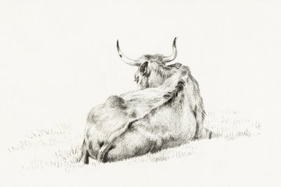 Fekvő tehén (1815) alkotó: Jean Bernard