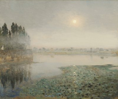 Köd a folyón, 1889 körül alkotó: Jean-Charles Cazin