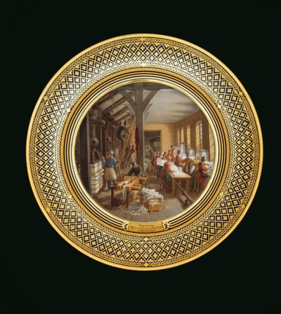 Írószerek, 1820-35 körül (porcelán) alkotó: Jean-Charles Develly