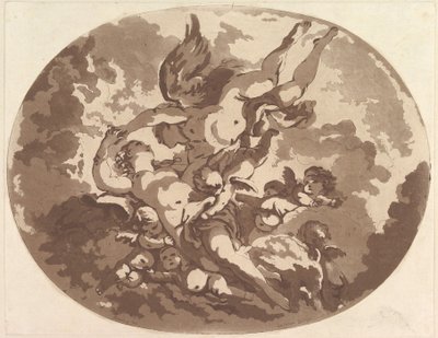 Vénusz és Ámor, 1766. alkotó: Jean Claude Richard Saint Non
