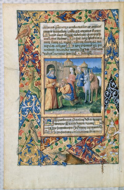 Ms Lat. Q.v.I.126 Jelenet Louis d