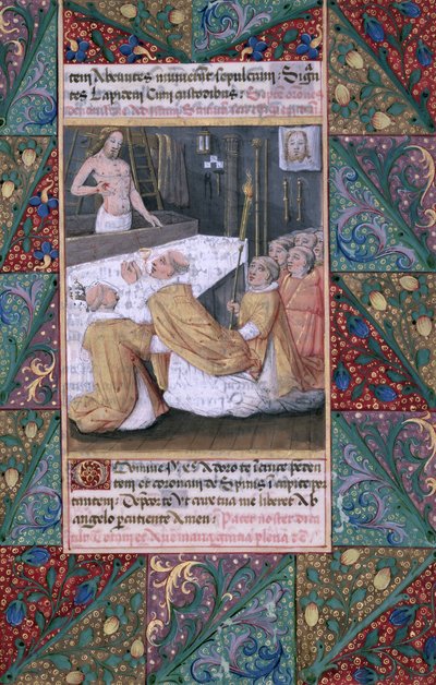 Ms Lat. Q.v.I.126 f.112 Az Eucharisztia, Louis d