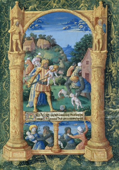 Ms Lat Q.v.I.126 f.36 Az ártatlanok lemészárlása, Louis d