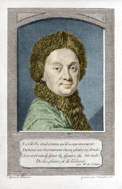 Pierre Louis Moreau de Maupertuis csillagász (1698-1759), metszett J. Daullé 1755-ben alkotó: Jean Daullé