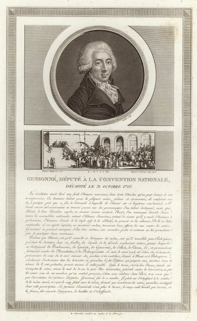 Armand Gensonne portréja alkotó: Jean Duplessi Bertaux