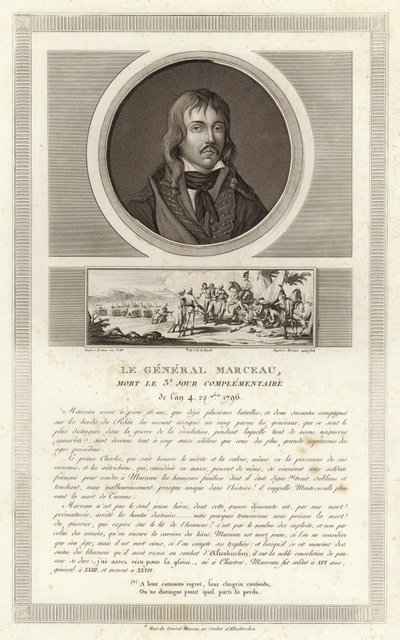 Francois Severin Marceau-Desgraviers portréja alkotó: Jean Duplessi Bertaux