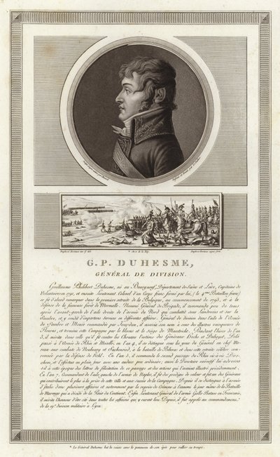Guillaume Philibert Duhesme portréja alkotó: Jean Duplessi Bertaux
