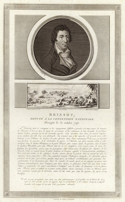 Jacques Pierre Brissot portréja alkotó: Jean Duplessi Bertaux