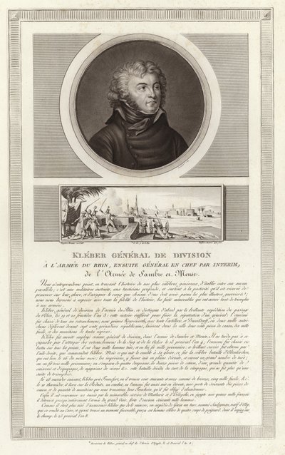 Jean Baptiste Kleber portréja alkotó: Jean Duplessi Bertaux