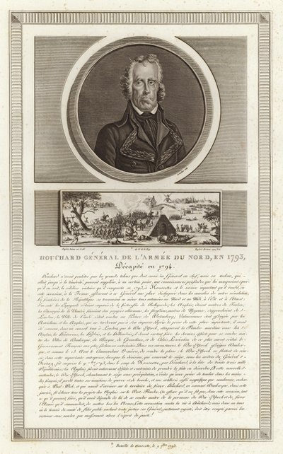 Jean Nicolas Houchard portréja alkotó: Jean Duplessi Bertaux